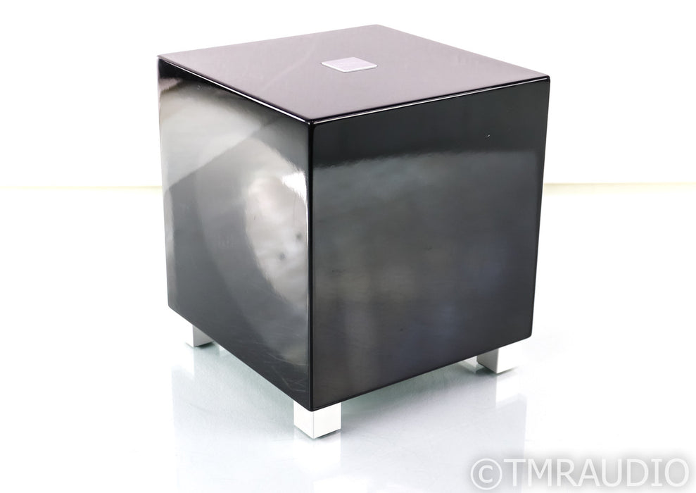 REL T5 8" Powered Subwoofer; Gloss Black; T-5
