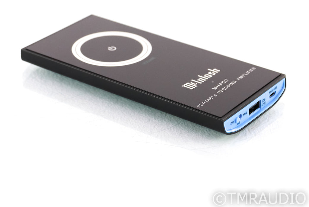 McIntosh MHA50 Portable Headphone Amplifier; MHA-50 (Intermittent Charging Port)