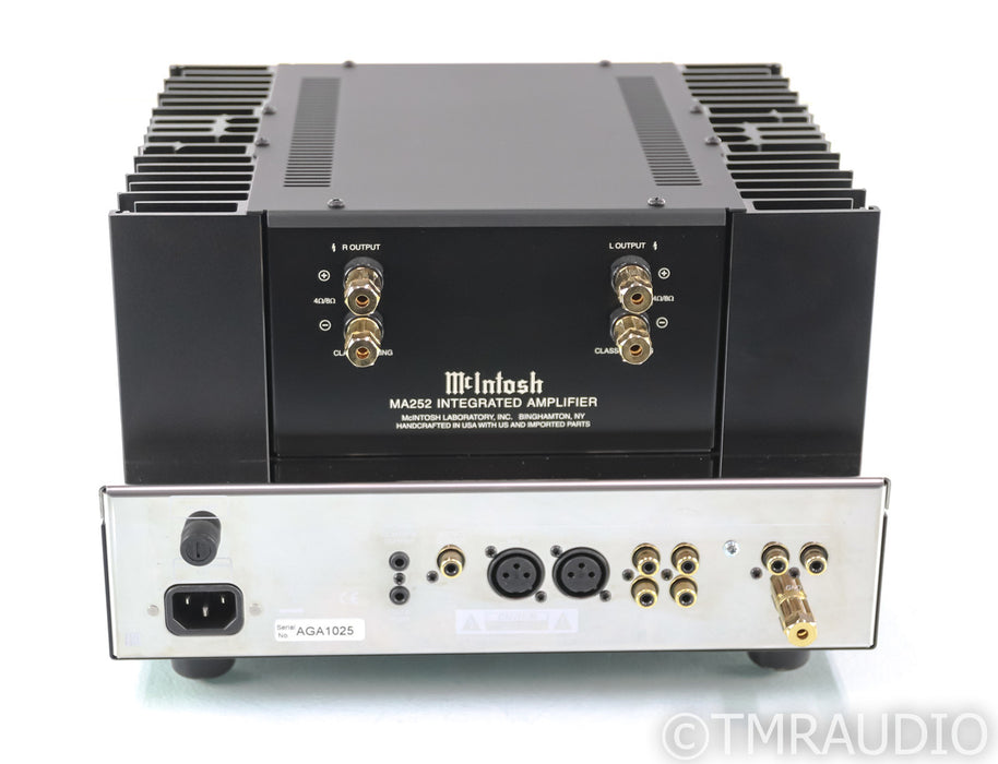 McIntosh MA252 Stereo Integrated Tube Hybrid Amplifier; MA-252; MM Phono; Remote