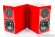 Totem Mite Bookshelf Speakers; Fire Red Pair