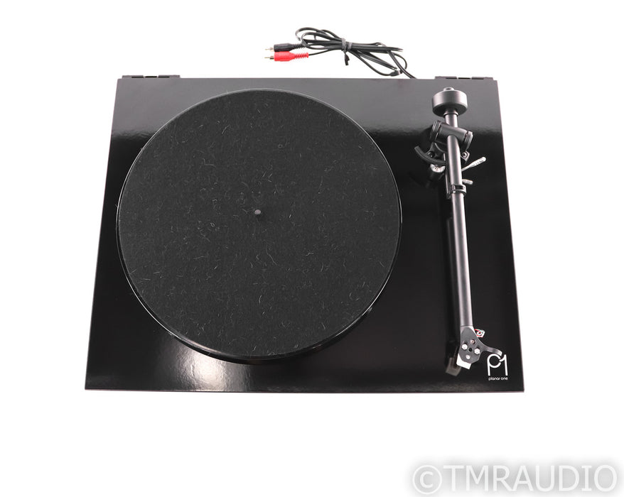 Rega Planar 1 Belt Drive Turntable; RB110 9" Tonearm; Carbon MM Cartridge; P1