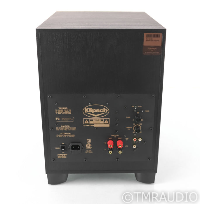 Klipsch RW-10BK 10" Powered Subwoofer; RW10BK; Black