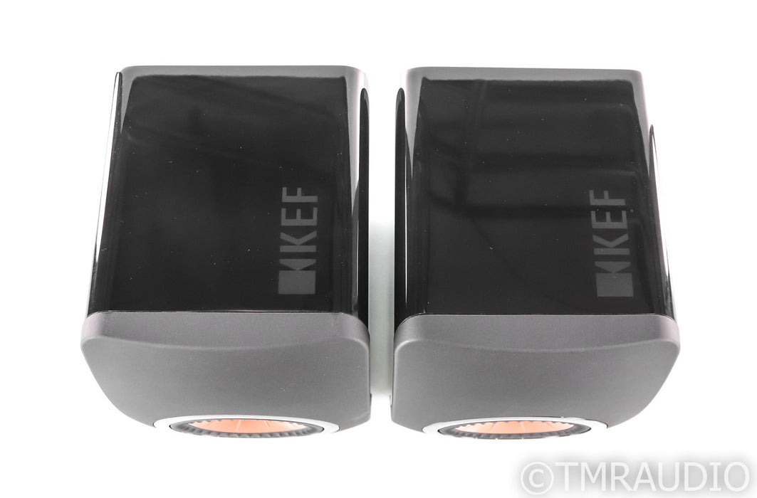 KEF LS50 Bookshelf Speakers; Black Pair; LS-50
