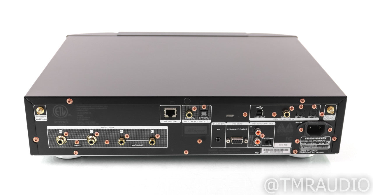 Marantz ND8006 CD Player / Network Streamer; ND-8006; D/A Converter; Remote