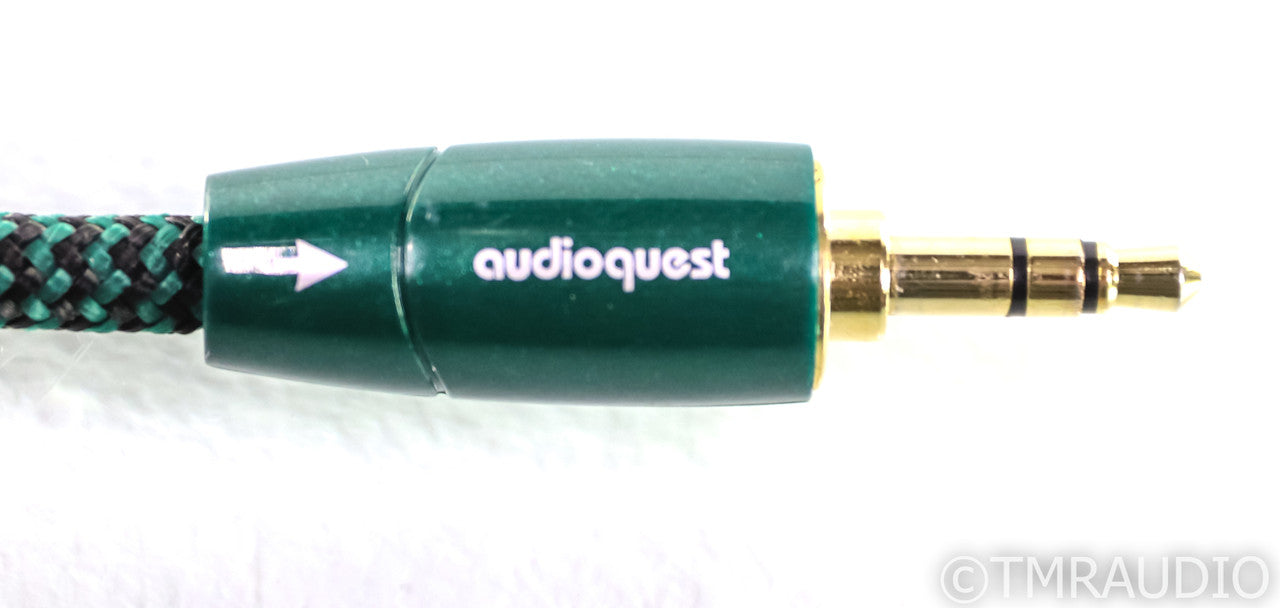 AudioQuest Evergreen 3.5mm TRS Cable; Aux; Single 1m Interconnect