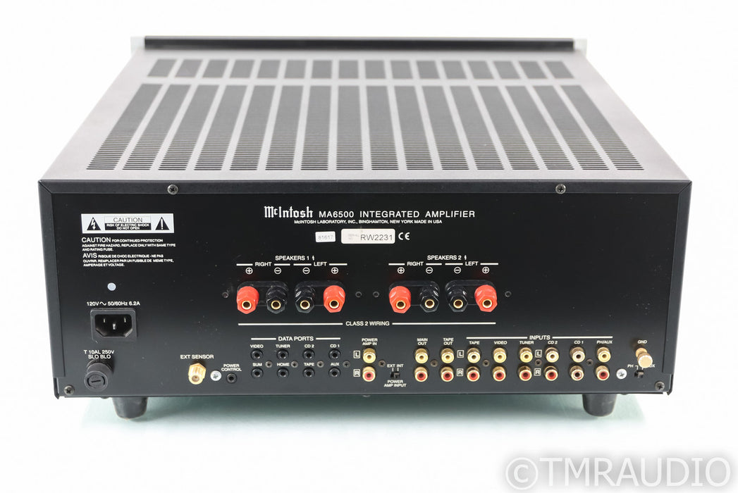McIntosh MA6500 Stereo Integrated Amplifier; MA-6500; Remote; MM Phono