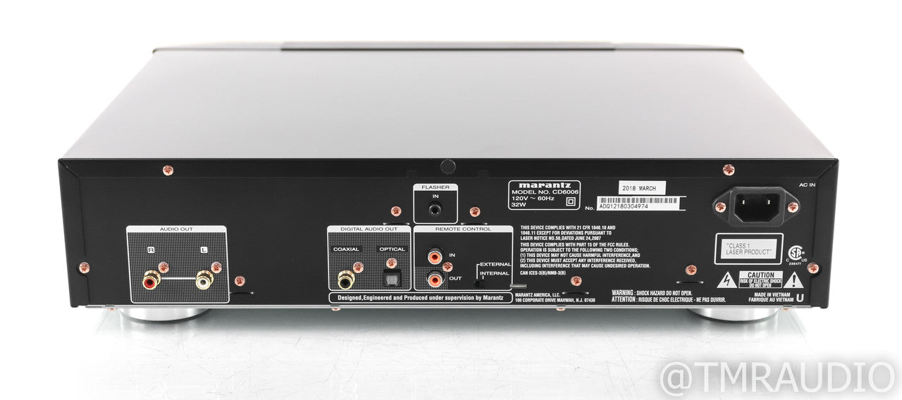 Marantz CD6006 CD Player; CD-6006; Remote; Refurbished