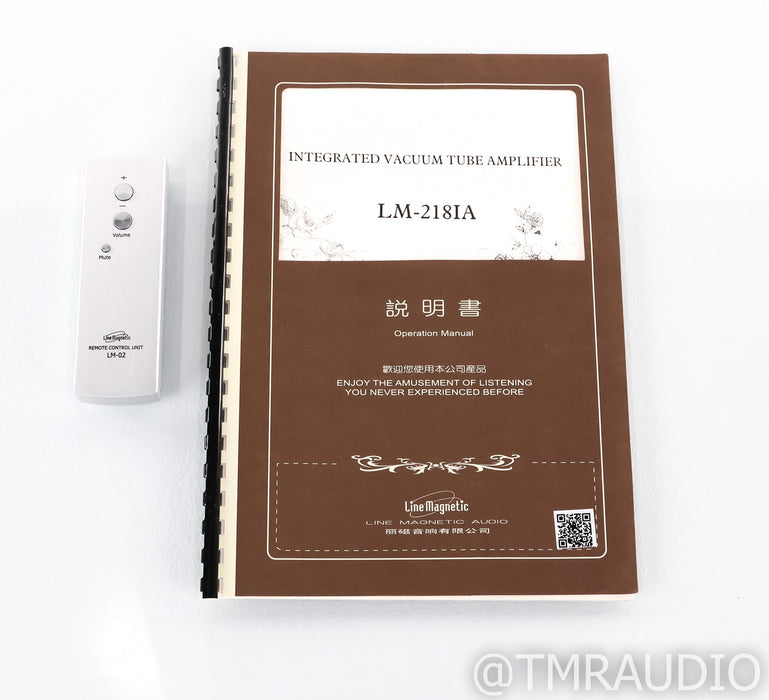 Line Magnetic LM218IA Stereo Tube Integrated Amplifier; LM-218-IA