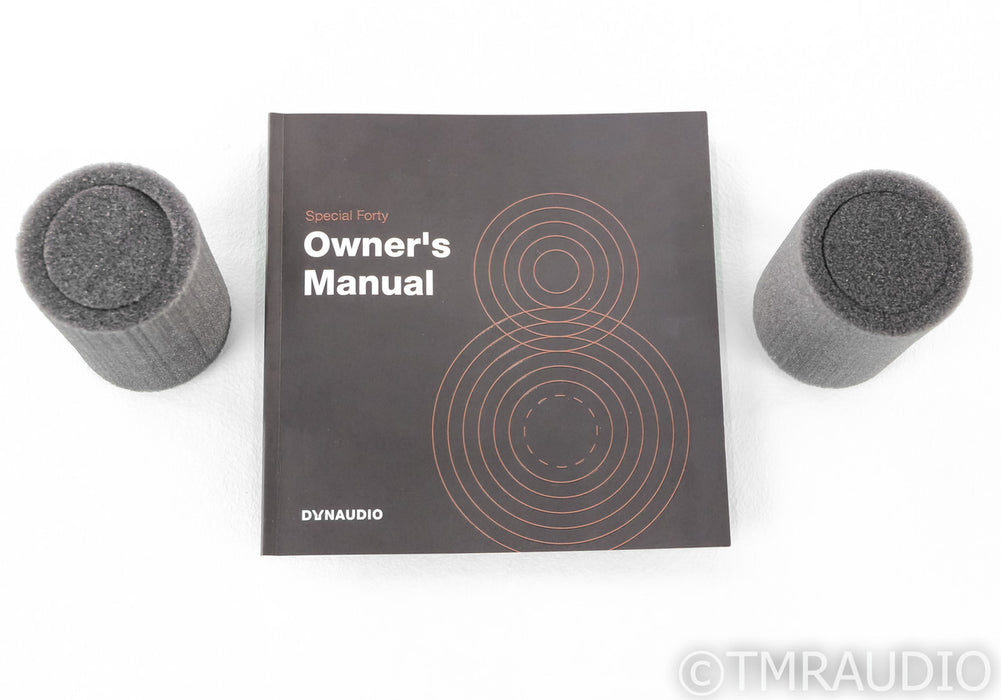 Dynaudio Special Forty Bookshelf Speakers; Grey Birch Pair