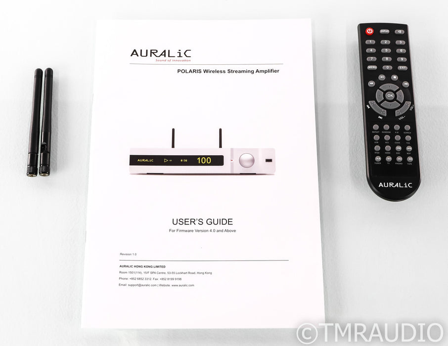 Auralic Polaris Stereo Integrated Amplifier; D/A Converter; Streamer; MM Phono