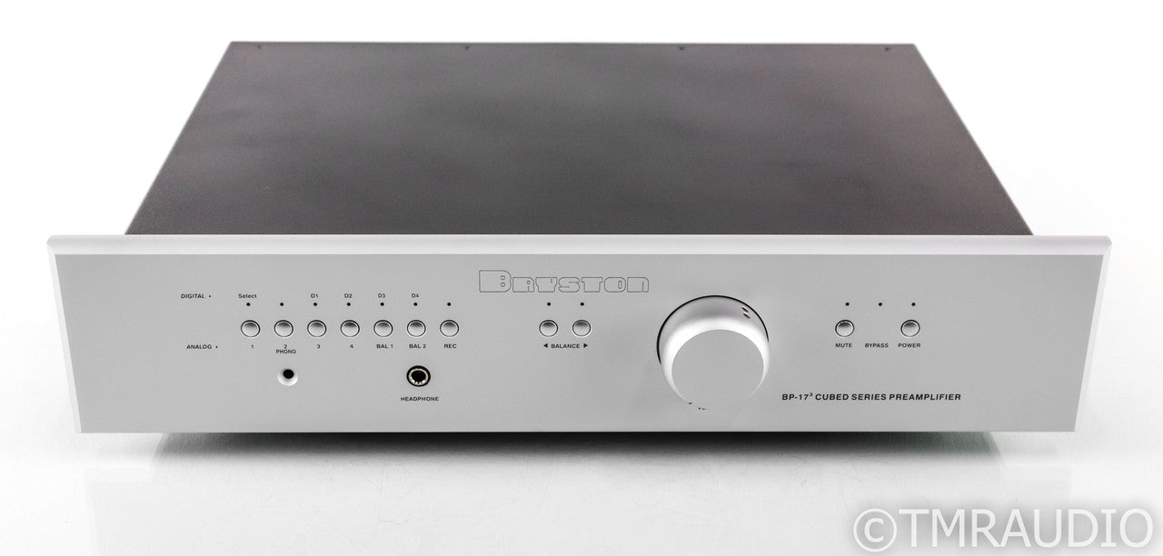 Bryston BP-17 Cubed Stereo Preamplifier; BP17-3; Silver; 19" (No Remote)