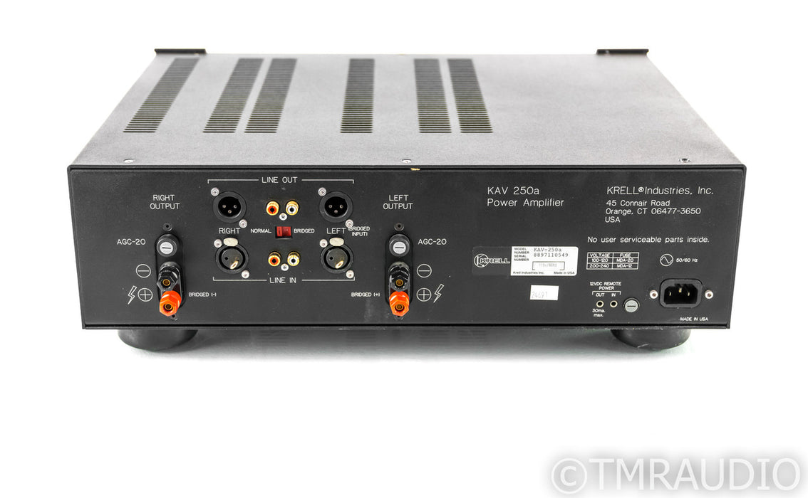 Krell KAV-250a Stereo Power Amplifier; KAV250a