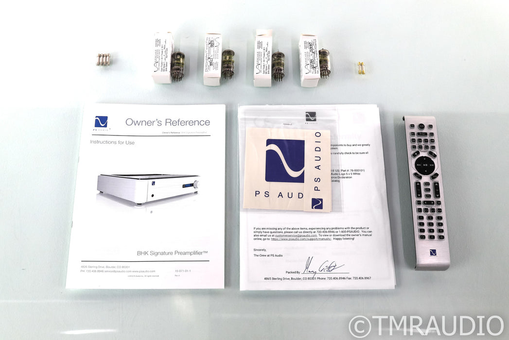 PS Audio PerfectWave BHK Stereo Tube Hybrid Preamplifier; Upgraded Tubes (Used)