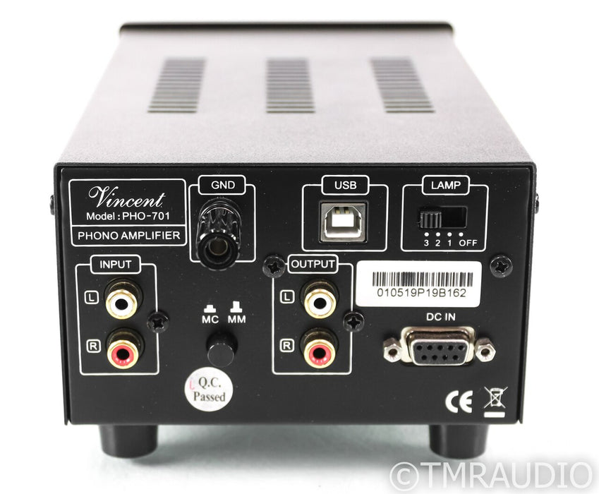 Vincent PHO-701 MM / MC Tube Phono Preamplifier; PHO701; USB