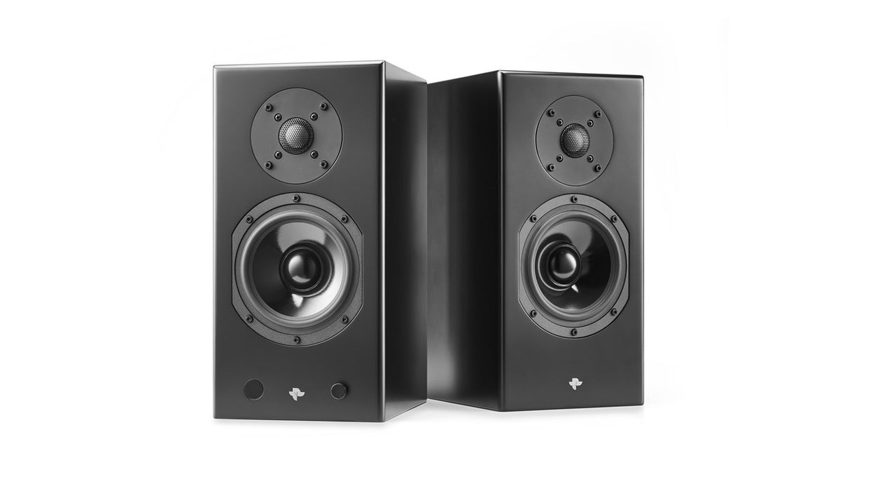 Totem Kin Play Powered Bookshelf Speakers; Satin Black Pair; Bluetooth (New)