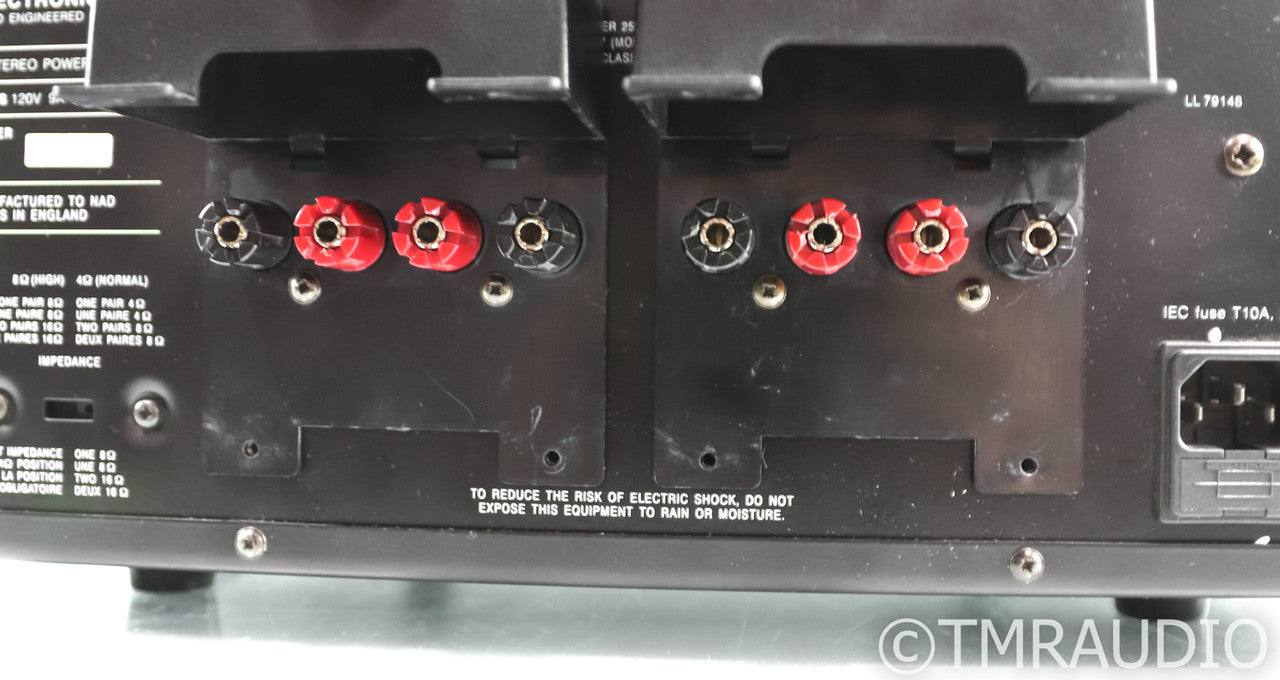 NAD 208THX Stereo Power Amplifier; Black