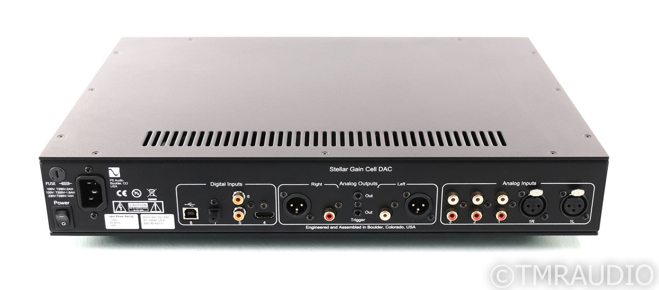 PS Audio Stellar Gain Cell DAC; D/A Converter; Remote; Black (Used) (1/1)