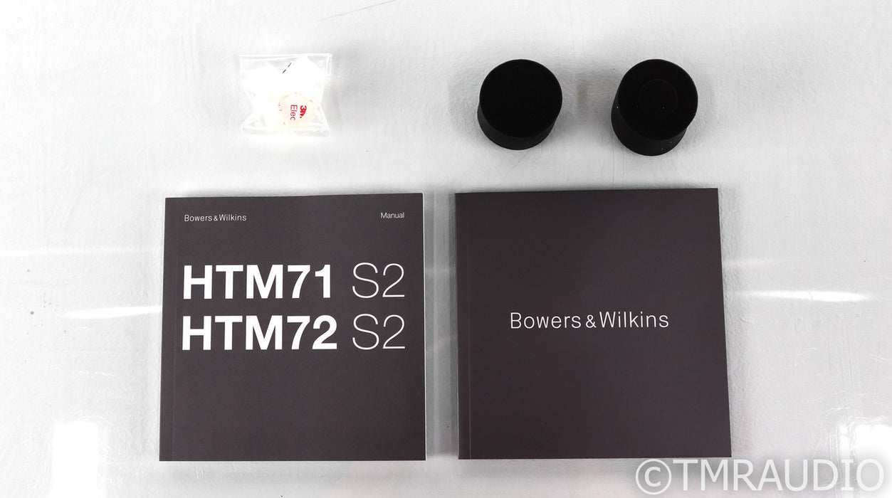 B&W HTM71 S2 Center Channel Speaker; HTM71S2; Gloss Black