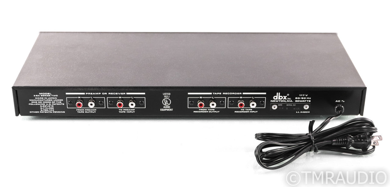 DBX 3BX Series Two Vintage Dynamic Range Expander; 3-BX Mk II