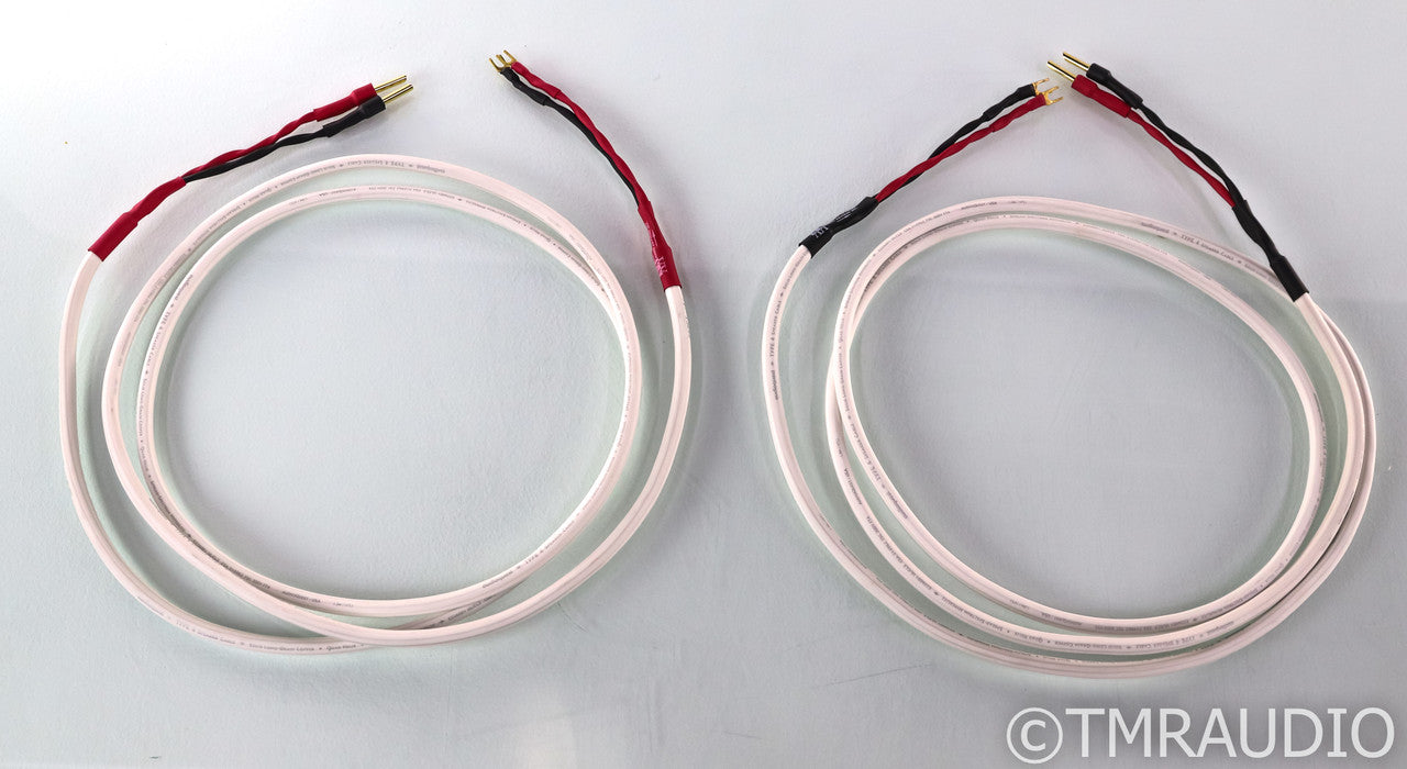 AudioQuest Type 4 Speaker Cables; 8ft Pair