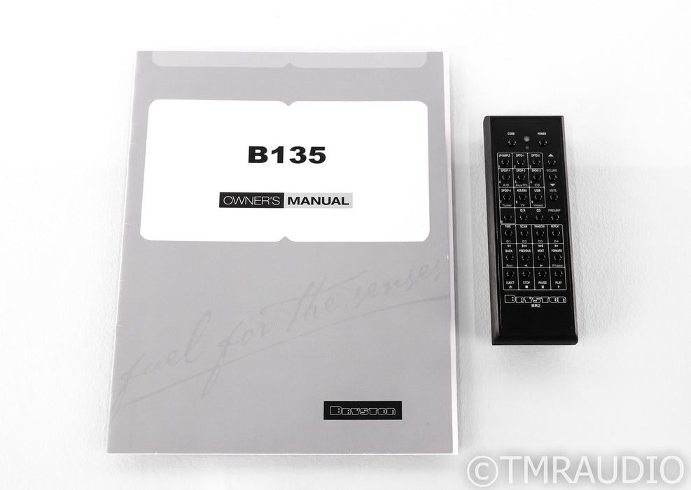 Bryston B135-SST2 Stereo Integrated Amplifier; B135SST2; Remote; Silver; 17"