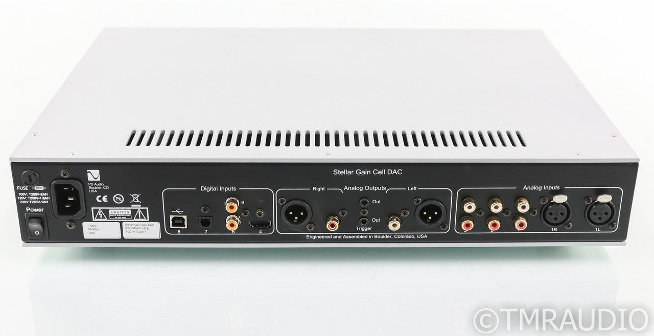 PS Audio Stellar Gain Cell DAC / Preamplifier; D/A Converter; Remote; Silver (Used) (1/1)