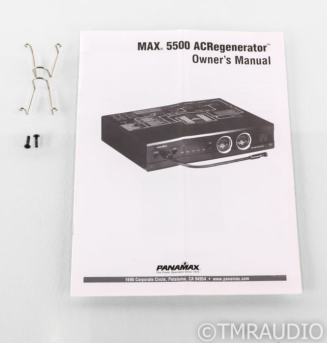 Panamax MAX 5500 ACRegenerator Power Conditioner; AC Line Regenerator; 15A