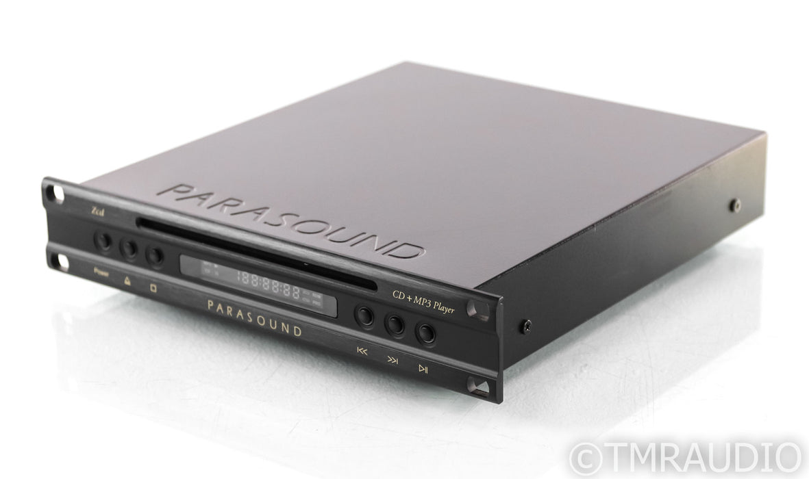 Parasound Zcd CD / MP3 Player; Black; Remote