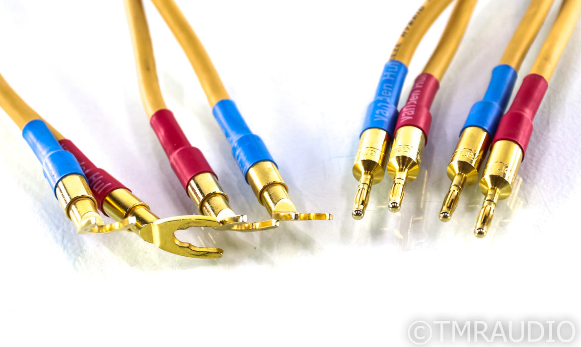 Van Den Hul The Breeze Hybrid Speaker Cables; 8ft Pair; Fusion Series