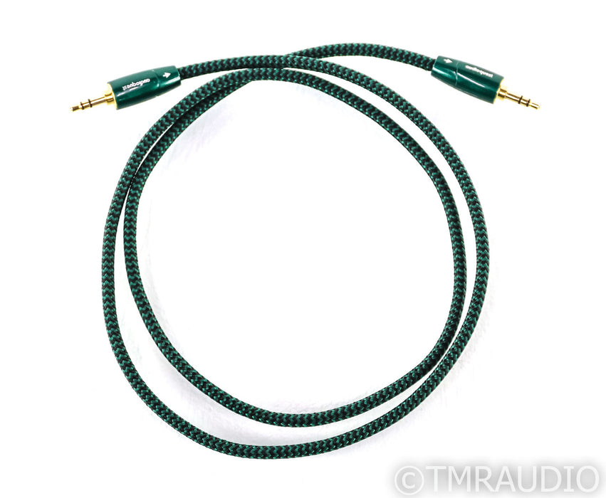 AudioQuest Evergreen 3.5mm TRS Cable; Aux; Single 1m Interconnect