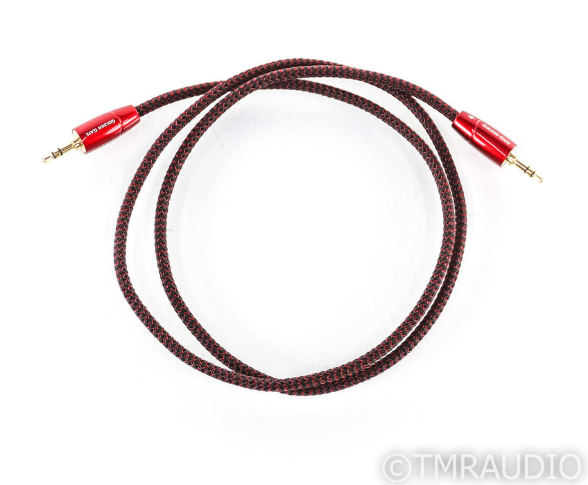 AudioQuest Golden Gate 3.5mm Auxiliary Cable; Single 1m Interconnect