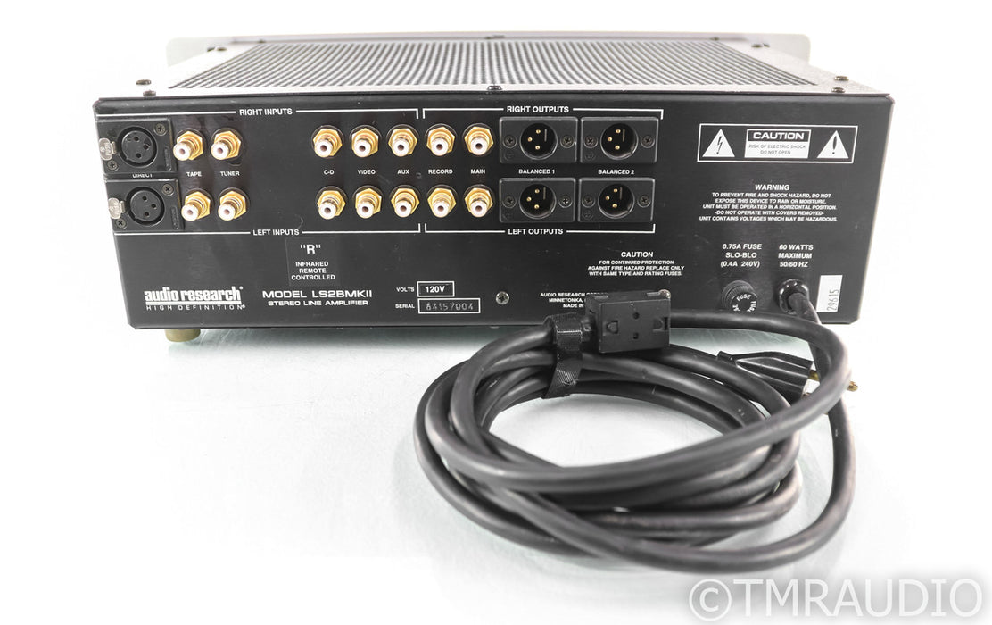 Audio Research LS2B MkII Stereo Tube Hybrid Preamplifier; No Remote
