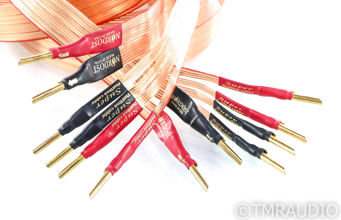 Nordost Super Flatline Biwire Speaker Cables; 3m Pair