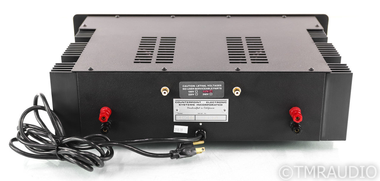 Counterpoint SA-100 Stereo Tube Hybrid Power Amplifier; SA100