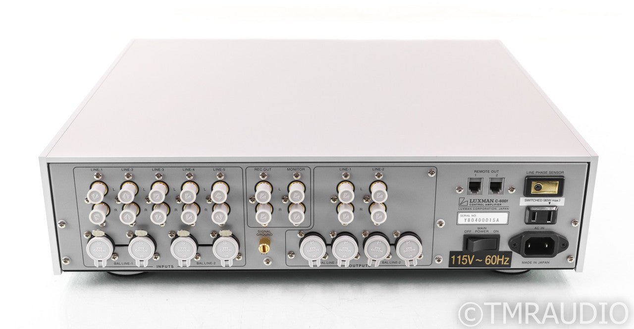Luxman C-600f Stereo Preamplifier; C600F; Control Amplifier; Remote - MINT