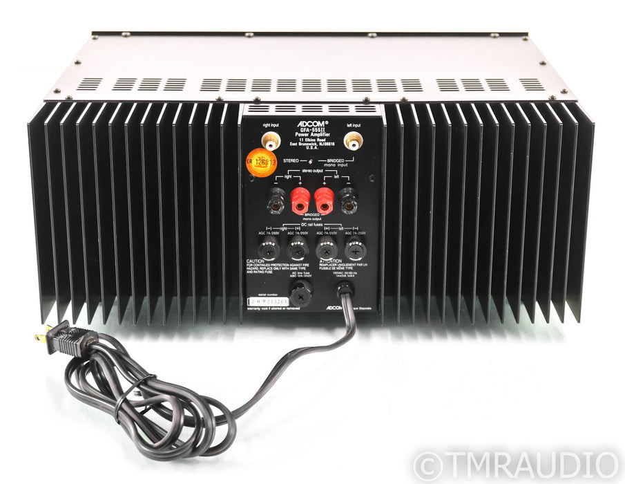 Adcom GFA-555 II Stereo Power Amplifier; GFA555 Mk 2