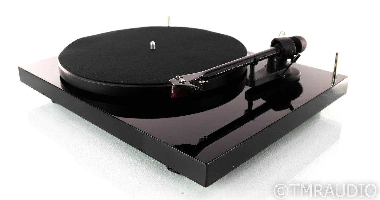 Pro-Ject Debut Carbon DC Belt Drive Turntable; Black; Ortofon 2M Red Cartridge