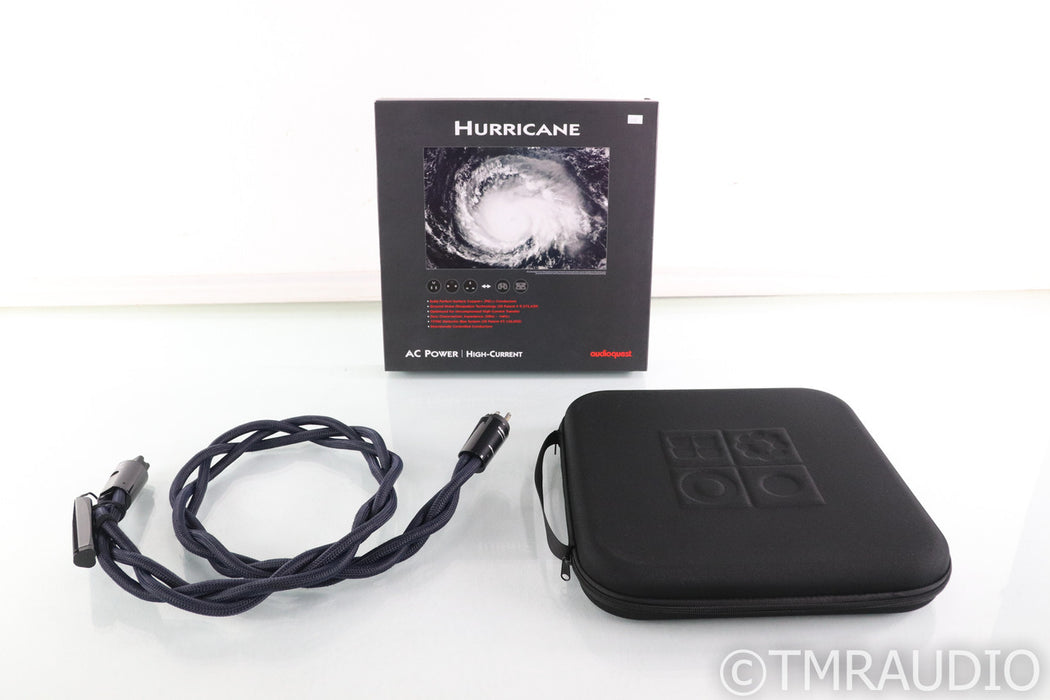AudioQuest Hurricane High Current Power Cable; 1.5m AC Cord; 72v DBS; C19
