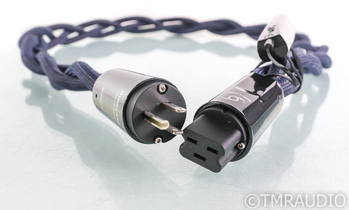 AudioQuest Hurricane High Current Power Cable; 1.5m AC Cord; 72v DBS; C19