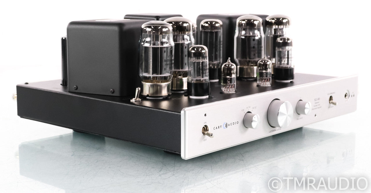 Cary Audio SLI-80 Signature Stereo Tube Integrated Amplifier; SLI80; Silver