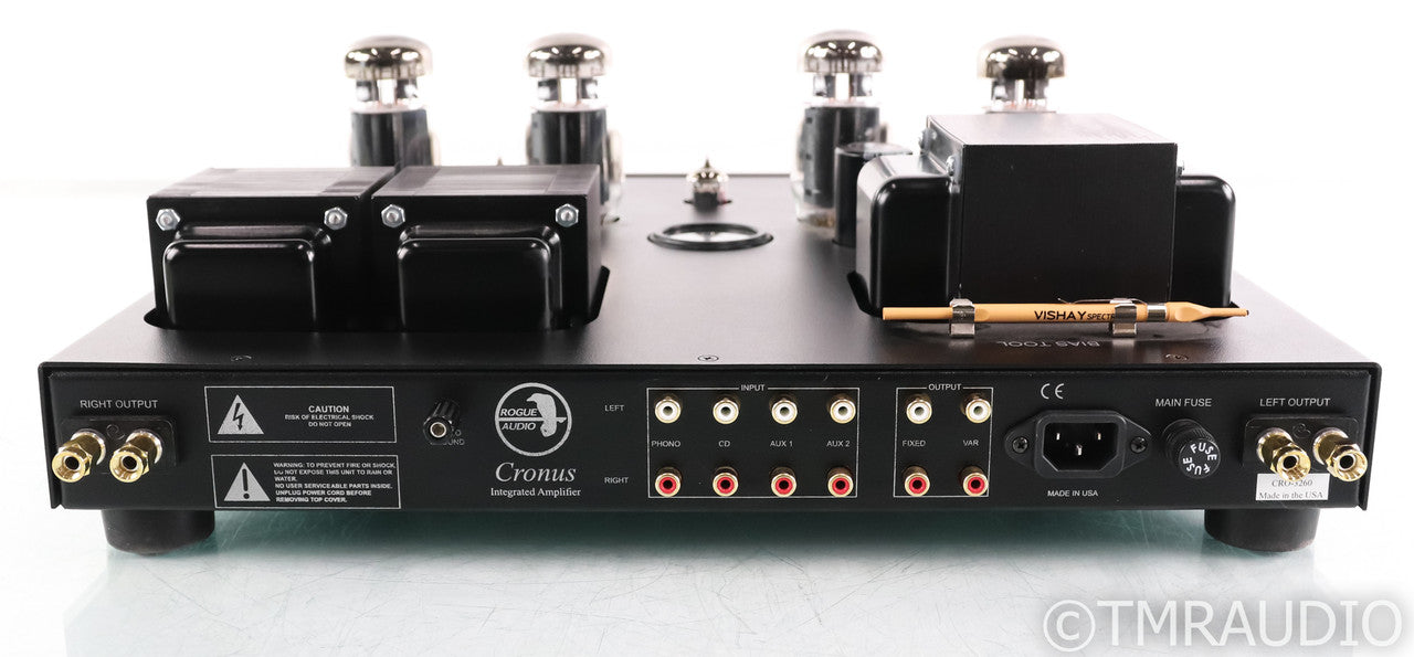 Rogue Audio Cronus Magnum II Stereo Tube Integrated Amplifier; Phono (No Remote)