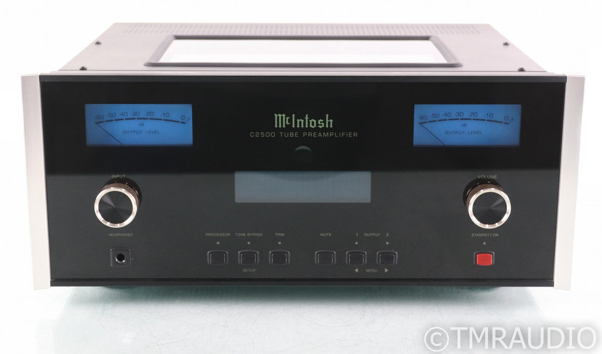 McIntosh C2500 Stereo Tube Preamplifier; Remote; USB; DAC; MM / MC Phono