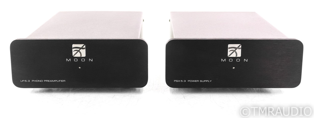 Simaudio Moon LP5.3 MM / MC Phono Preamplifier; LP 5.3; PSX 5.3 PSU; Black