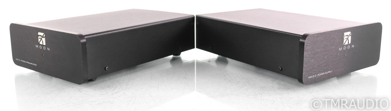 Simaudio Moon LP5.3 MM / MC Phono Preamplifier; LP 5.3; PSX 5.3 PSU; Black