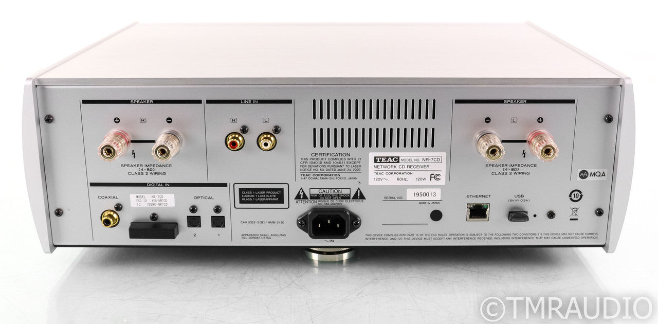 Teac NR-7CD Network CD Player / Integrated Amplifier; NR7D; Remote (Open Box)