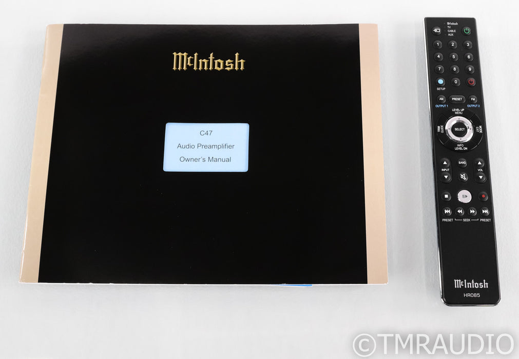 McIntosh C47 Stereo Preamplifier; Remote; MM / MC Phono; DAC; USB; C-47