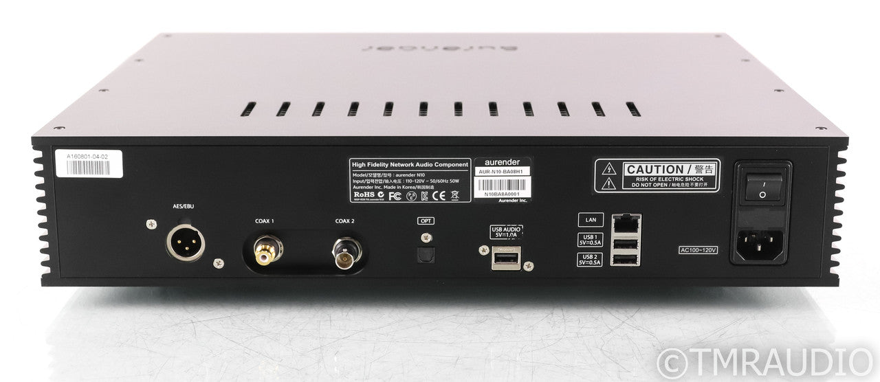 Aurender N10 Network Streamer / Server; N-10; Black; 8TB HDD