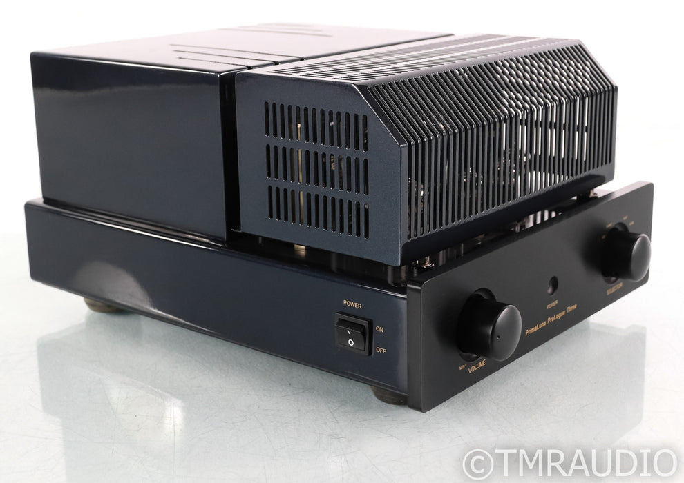 PrimaLuna ProLogue Three Stereo Tube Preamplifier; MM Phono; Black (No Remote)
