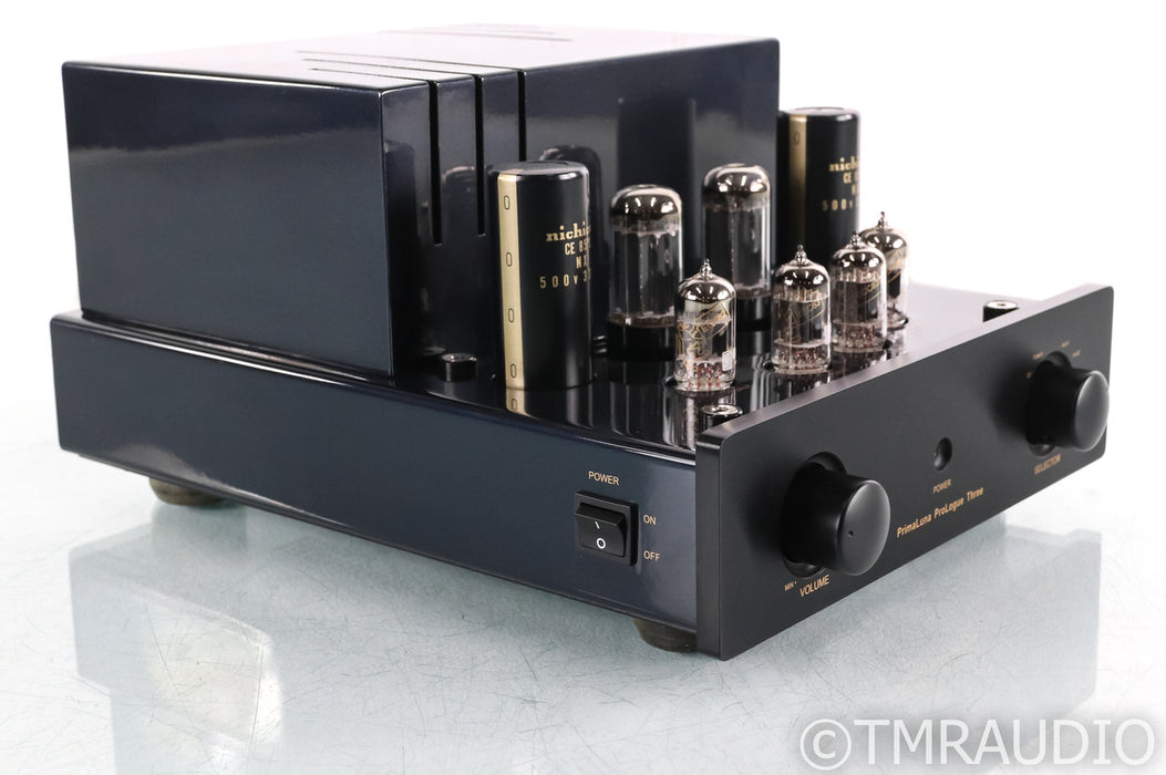 PrimaLuna ProLogue Three Stereo Tube Preamplifier; MM Phono; Black (No Remote)