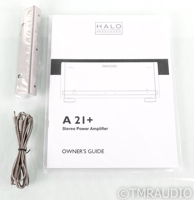 Parasound A 21+ Stereo Power Amplifier; A21+; Sliver